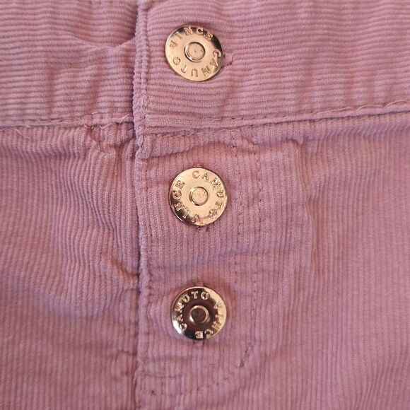 Vince Camuto Pink Button-Front Kids Skirt - Picture 2 of 3